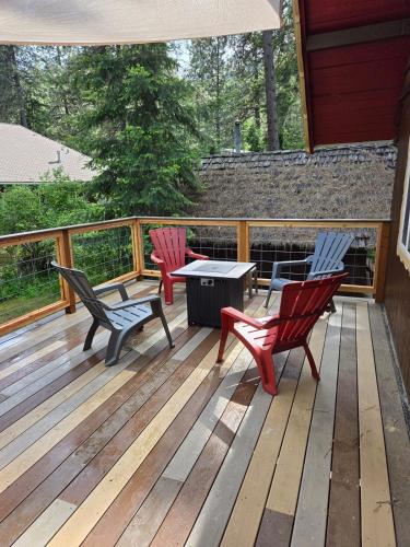 Un balcón o terraza de Chalet at the base of Schweitzer Mountain