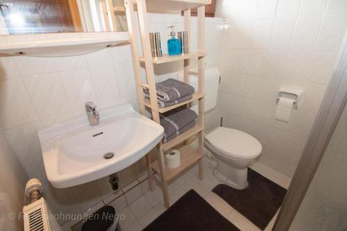 Koupelna v ubytování Landhaus Nepo - das Naturjuwel