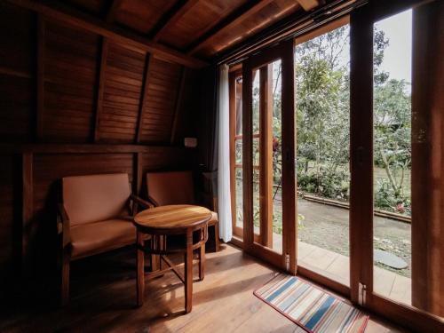 Χώρος καθιστικού στο Sandan natural farm stay