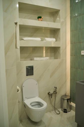 Ένα μπάνιο στο Apart-Hotel Kareff