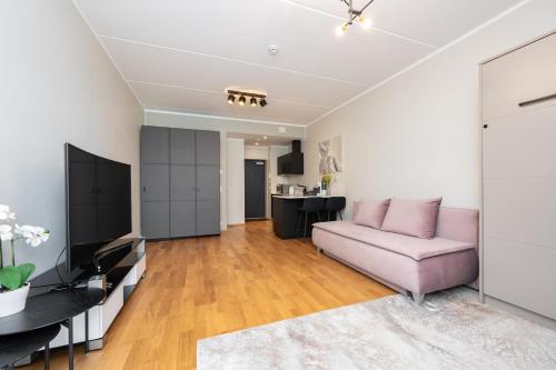 TV a/nebo společenská místnost v ubytování Simple Stay at Katusepapi