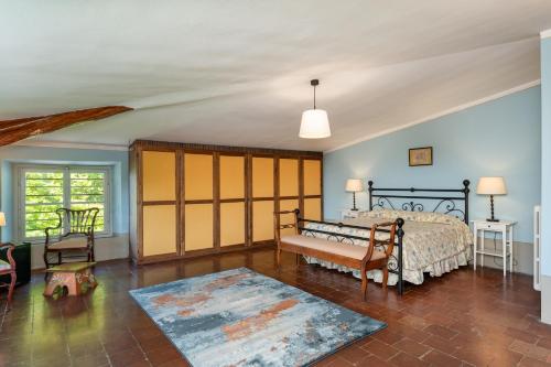 Postel nebo postele na pokoji v ubytování Agriturismo Mansi Bernardini