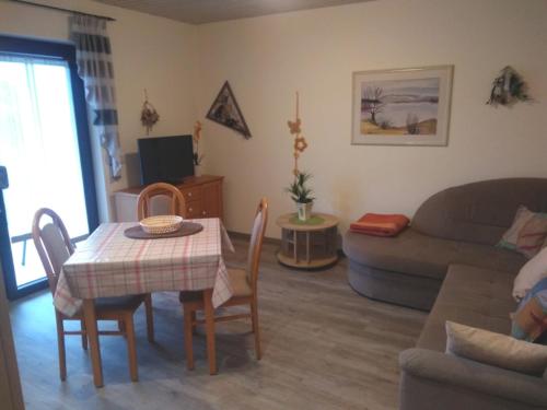 Χώρος καθιστικού στο Ferienwohnung Meyer mit Garten