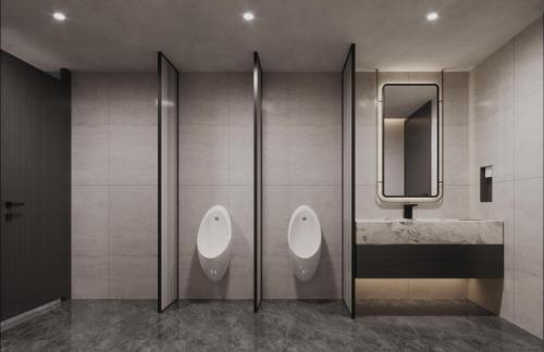 Ένα μπάνιο στο Atour Hotel Chongqing Grand Hall Jialing River Riverside Road