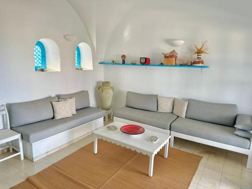 Un lugar para sentarse en Seaside escape in Haouaria