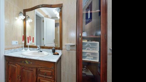 Et badeværelse på Apartment Bella View Center Playa Blanca By PVL