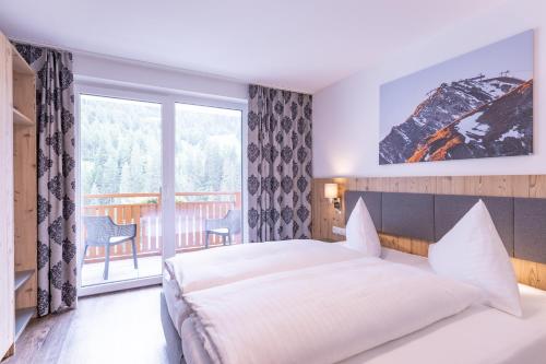 Voodi või voodid majutusasutuse Haus Sattelblick toas
