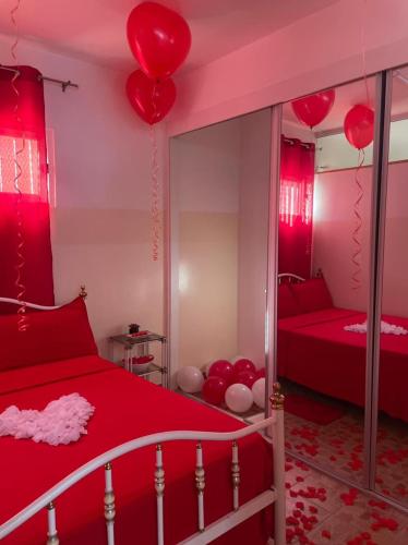 Letto o letti in una camera di HOSTEL Terra Branca