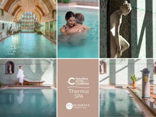 Bazén v ubytování Spa Residence Carbona Hévíz Apartments KAKADU 203 A nebo v jeho okolí
