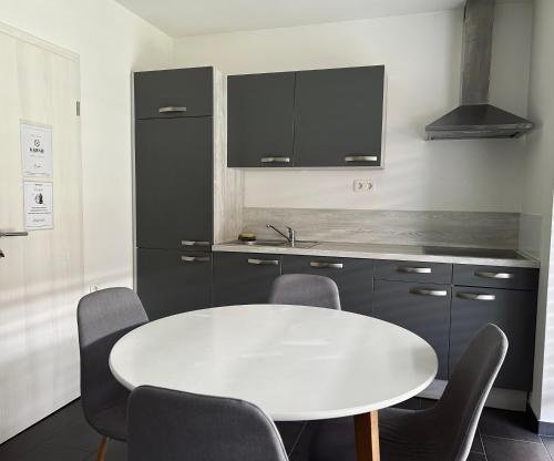Kuchyň nebo kuchyňský kout v ubytování AURORA Apartment Banovci