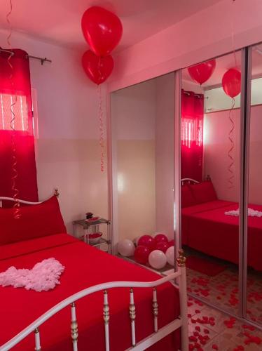 Voodi või voodid majutusasutuse Apartamentos Avenida toas