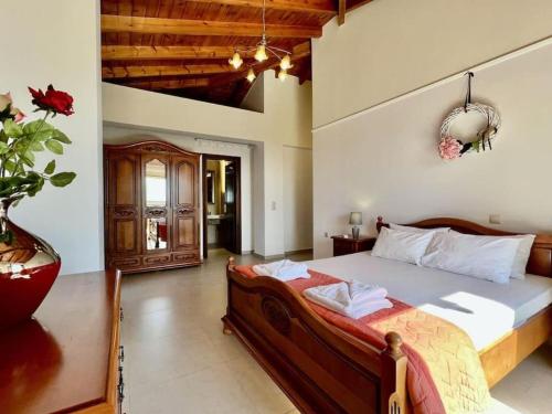 Кровать или кровати в номере Villa Allegra