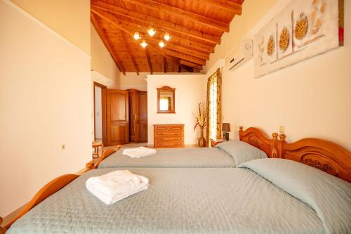 Кровать или кровати в номере Villa Allegra