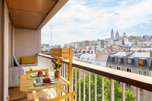 Stylish Stay - Balcony & Amazing View - Montmartre