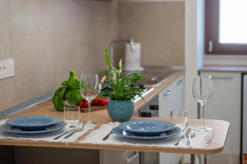 Dapur atau dapur kecil di Rosa Maison