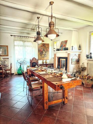 Χώρος καθιστικού στο A Casa di Maica