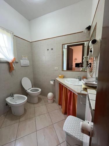 Koupelna v ubytování Agriturismo La Carlina