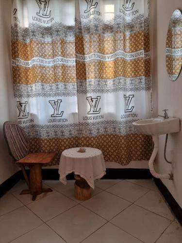 Χώρος καθιστικού στο Shalom Homestay