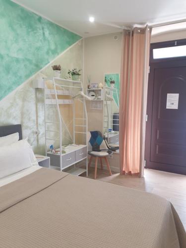 Postel nebo postele na pokoji v ubytování Corte Verde 5