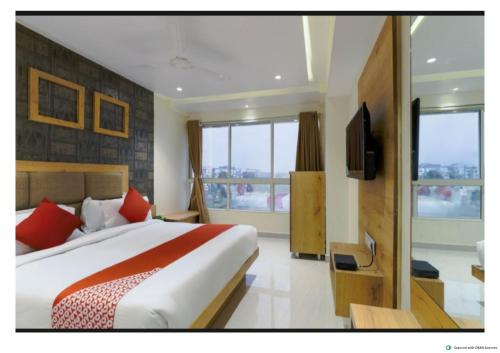 Ένα ή περισσότερα κρεβάτια σε δωμάτιο στο Hotel Rose Gold