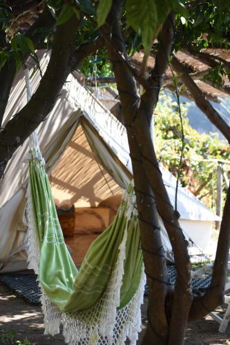 Taman di luar Bella Baia Campsite
