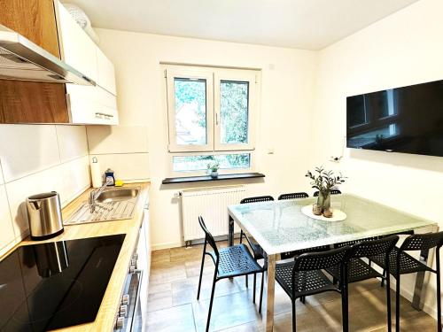 Dapur atau dapur kecil di Beautiful Apartment in Lichtenstein