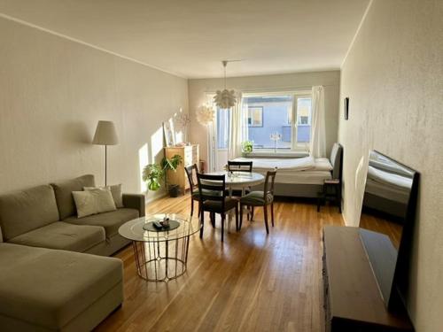 Posezení v ubytování Spacious & cosy apartment - ideal location Majorstuen