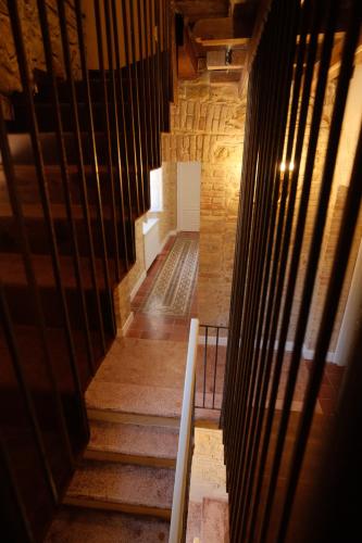 an overhead view of a staircase in a building at Leano Agriresort in Piazza Armerina