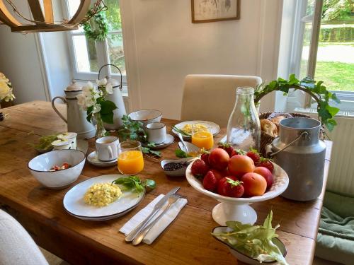 Mad på bed and breakfast-stedet eller i nærheden