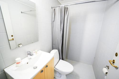 Koupelna v ubytování Dronninglund Hotel