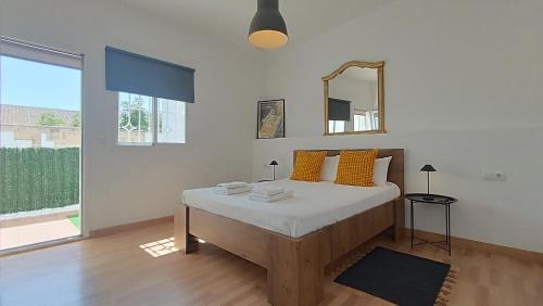 Postel nebo postele na pokoji v ubytování Sherryflat Prieta 7