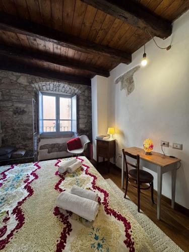 Postel nebo postele na pokoji v ubytování Antico Sogno