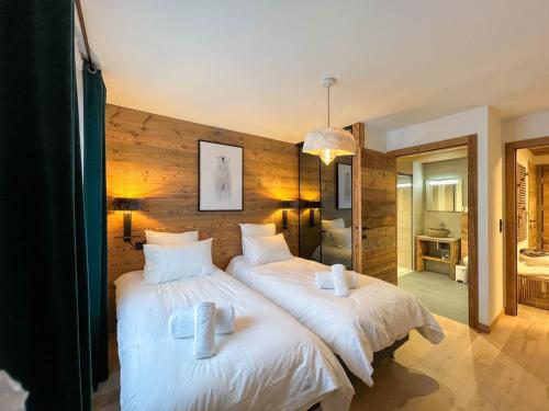 Appartement moderne aux Gets, 3 chambres, 8 personnes, Wi-Fi, parking privé