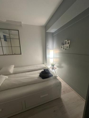 Cama o camas de una habitación en Lugano Lac