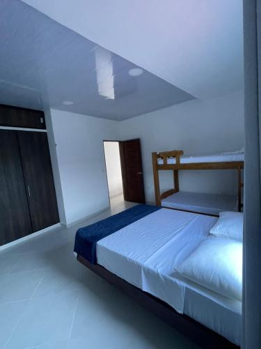 Postel nebo postele na pokoji v ubytování Apartamento Salome