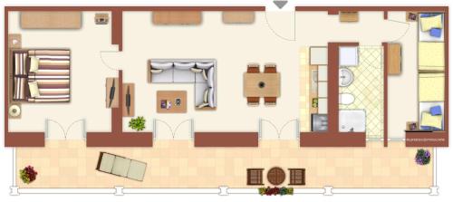 Berringer, Barsch, direkt an der Promenadeの見取り図または間取り図