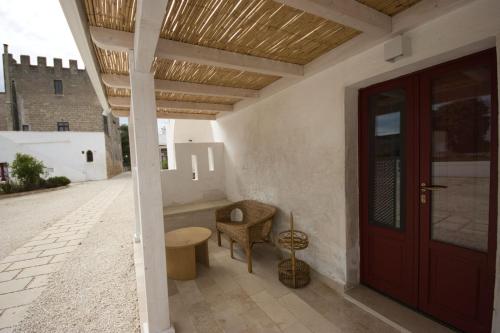 Posezení v ubytování Masseria Rescio
