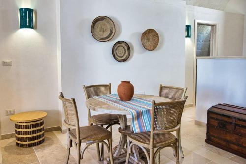 Posezení v ubytování Masseria Rescio