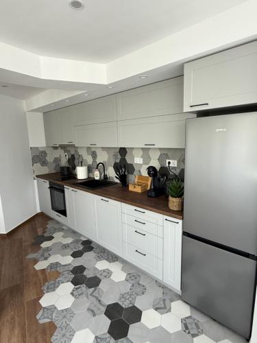 Cucina o angolo cottura di Gorna Banya luxury apartments
