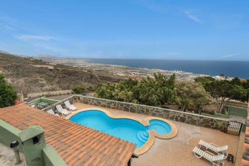 an image of a swimming pool on a house at Casa Rural Tijoco in Adeje