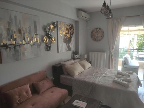Χώρος καθιστικού στο Studio Dream