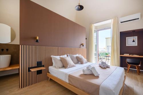 Postel nebo postele na pokoji v ubytování Anna CENTRAL Suites & Apartments