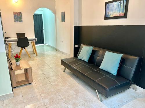 Χώρος καθιστικού στο Casa Tradicional Remodelada en Envigado con Patio