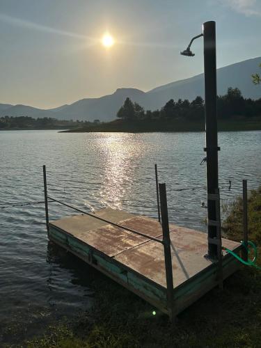 Paisaje cerca de este camping