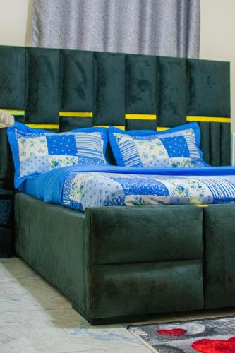Ruang duduk di Appartement meublé Nsam