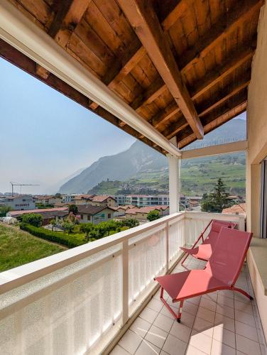 Nespecifikovaný výhled na hory nebo výhled na hory při pohledu z apartmánu