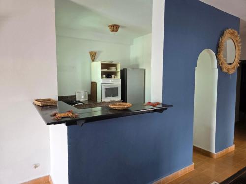 Dapur atau dapur kecil di blue lagoon apartment 4