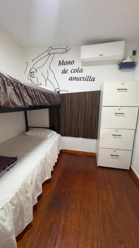 Postel nebo postele na pokoji v ubytování Hostel Prada