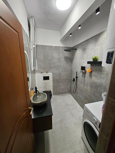 Bilik mandi di Kavala Panorama View Apartment