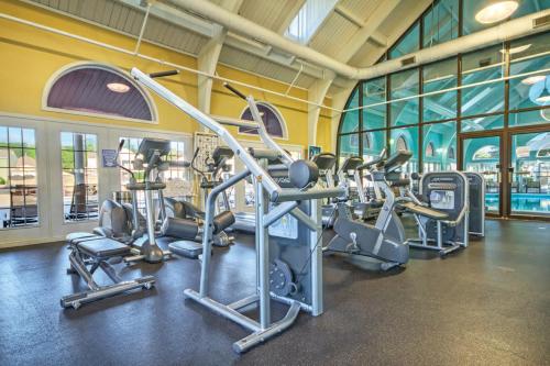 Fitness centrum a/nebo fitness zařízení v ubytování Wyndham Kingsgate 3BR Apartment with Resort Access